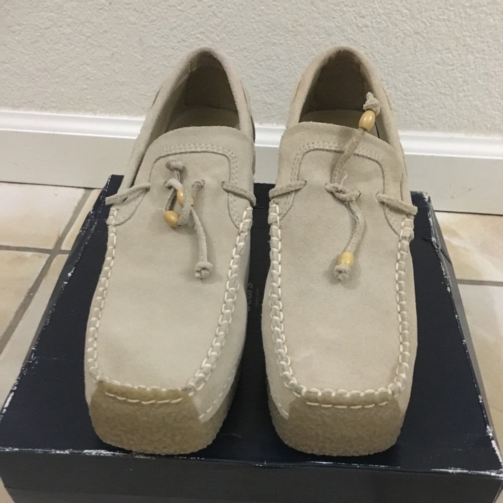 Like New Candies moccasin style wedge shoe!